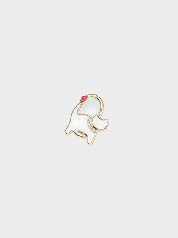 Cat Metallic Charm