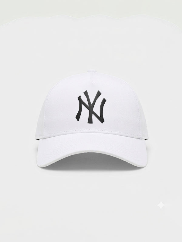 Ny Cap with Metal Badge