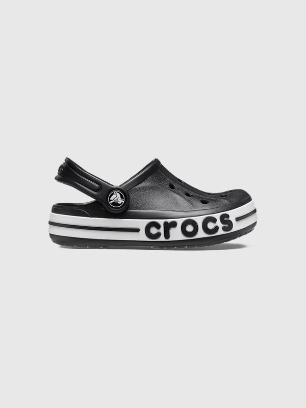 KIDS- Crocs Bayaband Clog Black - White