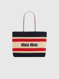Miu Miu Woven Tote Bag