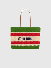 Miu Miu Woven Tote Bag