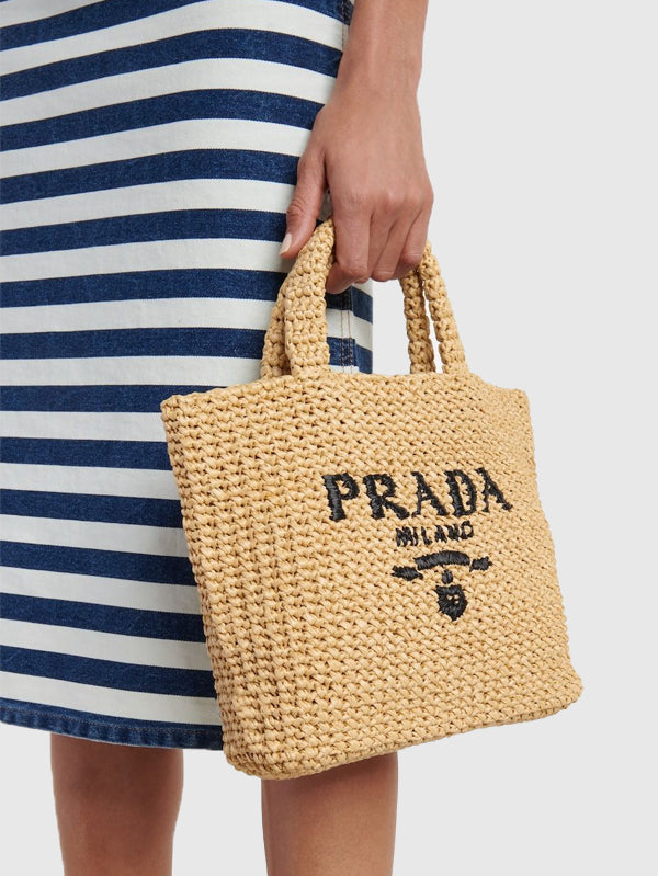 Prada Crochet Tote Bag