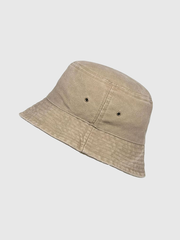 Vintage Washed Cotton Bucket Hat