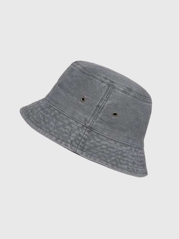 Vintage Washed Cotton Bucket Hat