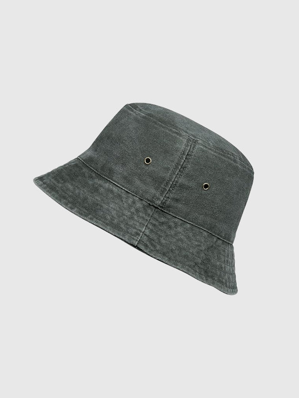 Vintage Washed Cotton Bucket Hat